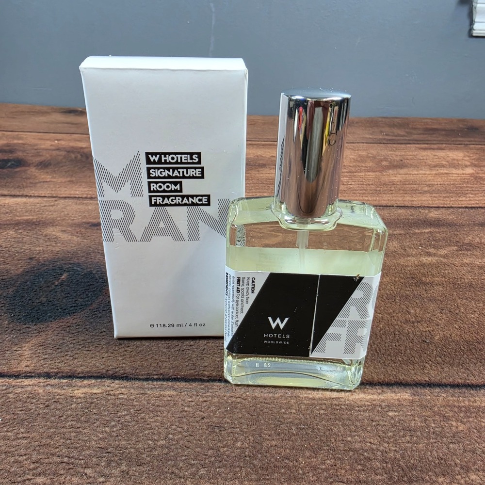 W Hotels Signature Room Fragrance 4oz Clear New Boxed Hospitality Scent Spray